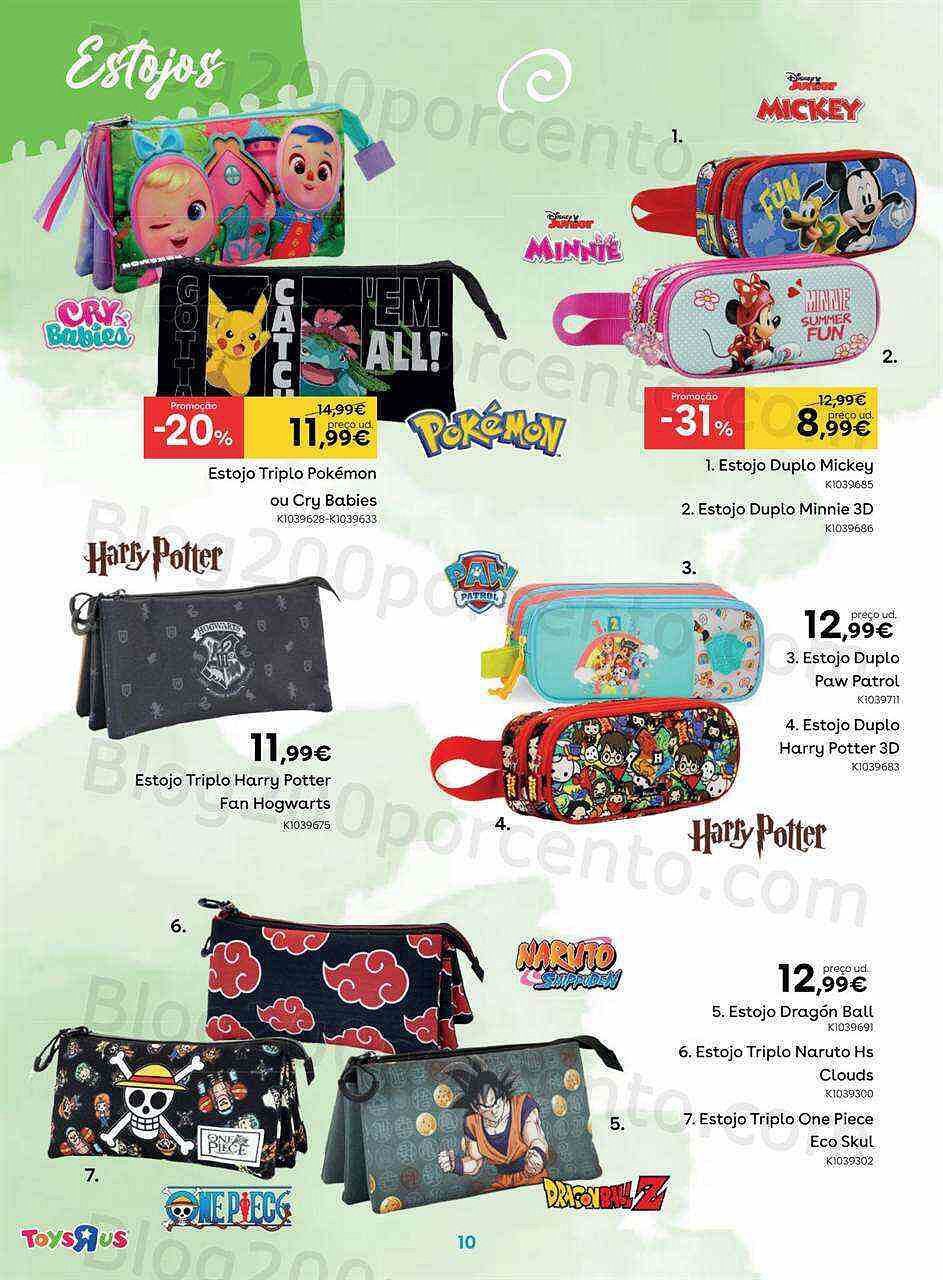 Antevisão Folheto TOYSRUS Regresso às Aulas Promoções de 22 agosto a 19 setembro