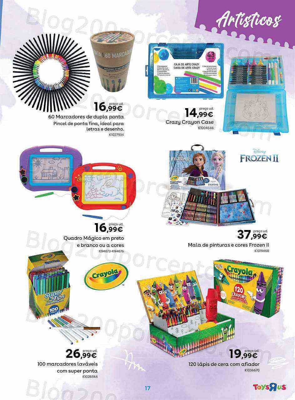 Antevisão Folheto TOYSRUS Regresso às Aulas Promoções de 22 agosto a 19 setembro