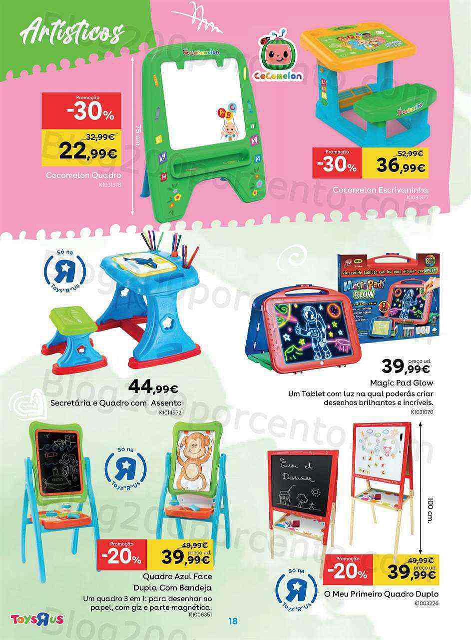 Antevisão Folheto TOYSRUS Regresso às Aulas Promoções de 22 agosto a 19 setembro