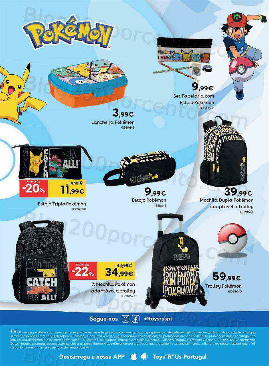 Antevisão Folheto TOYSRUS Regresso às Aulas Promoções de 22 agosto a 19 setembro