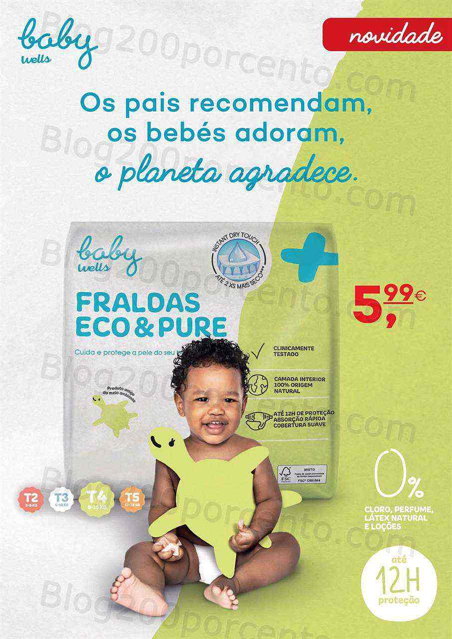 Antevisão Folheto WELLS Bebé Promoções de 23 agosto a 26 setembro