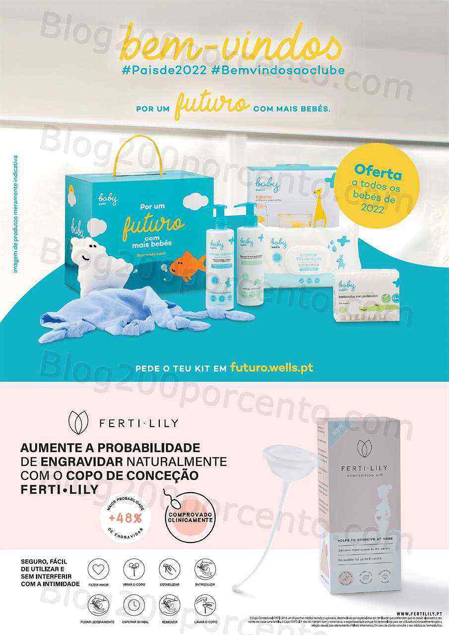Antevisão Folheto WELLS Bebé Promoções de 23 agosto a 26 setembro
