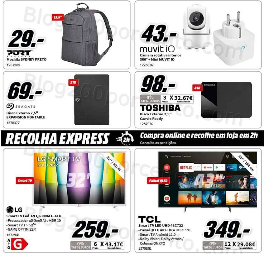 Antevisão Folheto MEDIA MARKT Promoções de 5 a 11 setembro