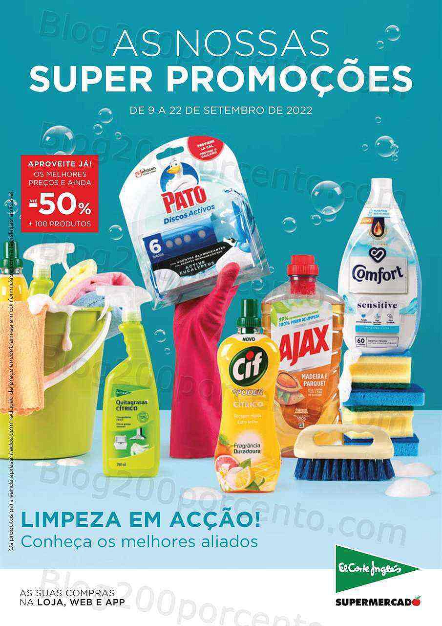 Antevisão Folheto EL CORTE INGLÉS Promoções de 9 a 22 setembro