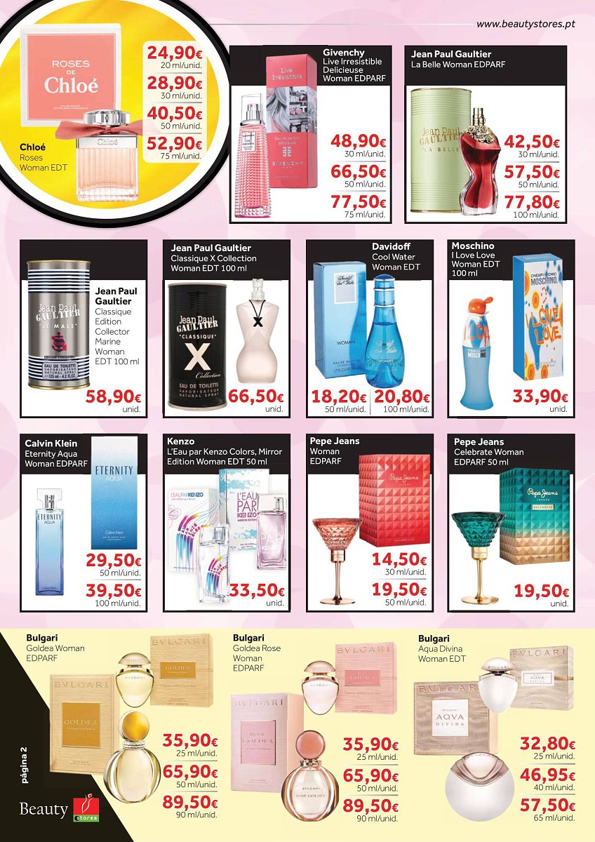 Antevisão Folheto BEAUTY STORES Perfumaria Promoções de 5 setembro a 22 outubro
