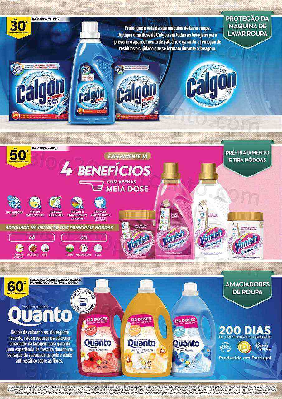 Antevisão Folheto CONTINENTE Extra Casa Limpa Promoções de 30 agosto a 5 setembro