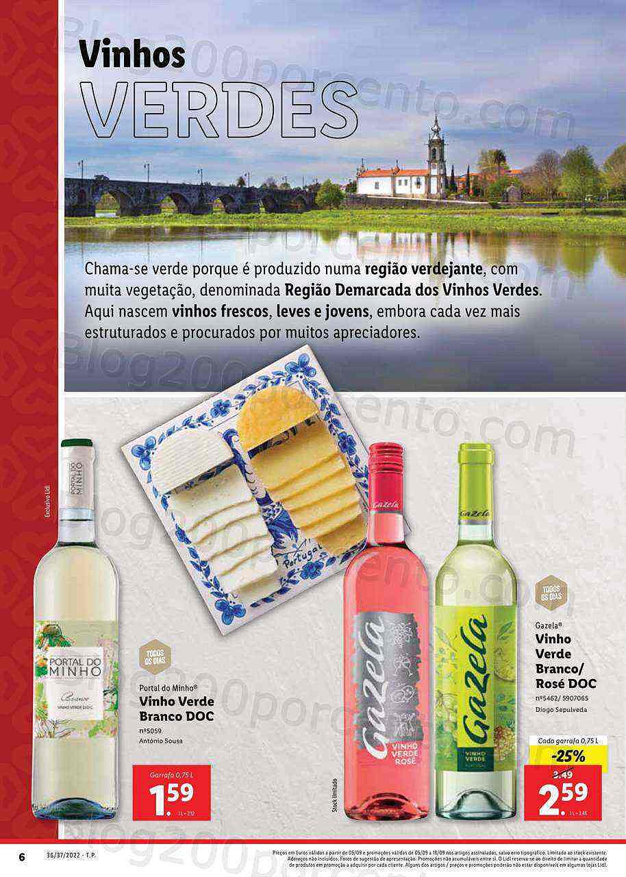 Antevisão Folheto LIDL Feira Queijos Enchidos e Vinhos - 5 a 11 setembro