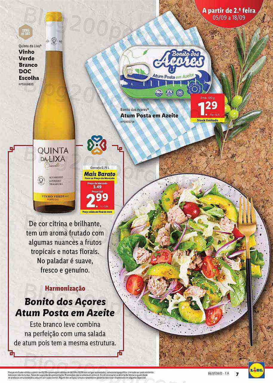 Antevisão Folheto LIDL Feira Queijos Enchidos e Vinhos - 5 a 11 setembro