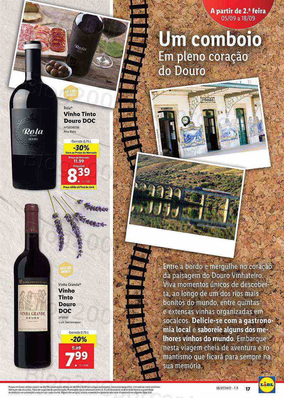 Antevisão Folheto LIDL Feira Queijos Enchidos e Vinhos - 5 a 11 setembro