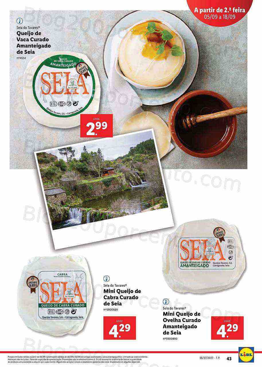 Antevisão Folheto LIDL Feira Queijos Enchidos e Vinhos - 5 a 11 setembro