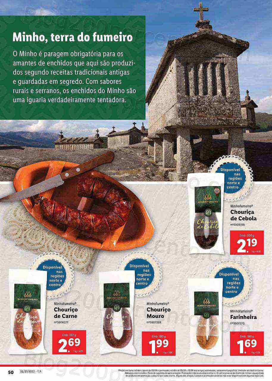 Antevisão Folheto LIDL Feira Queijos Enchidos e Vinhos - 5 a 11 setembro