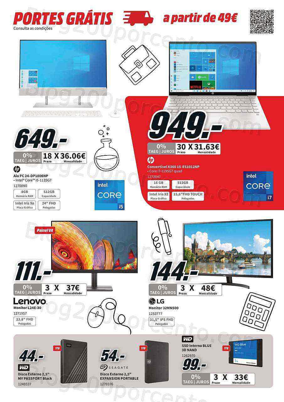 Antevisão Folheto MEDIA MARKT Promoções de 1 a 7 setembro