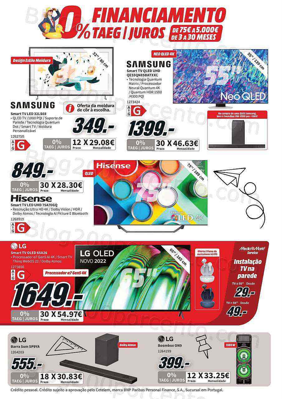 Antevisão Folheto MEDIA MARKT Promoções de 1 a 7 setembro