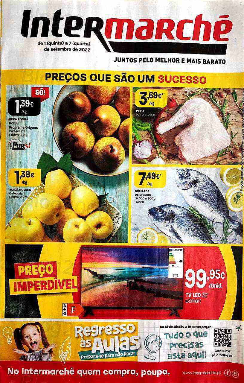 Antevisão Folheto INTERMARCHÉ Contact Promoções de 1 a 7 setembro