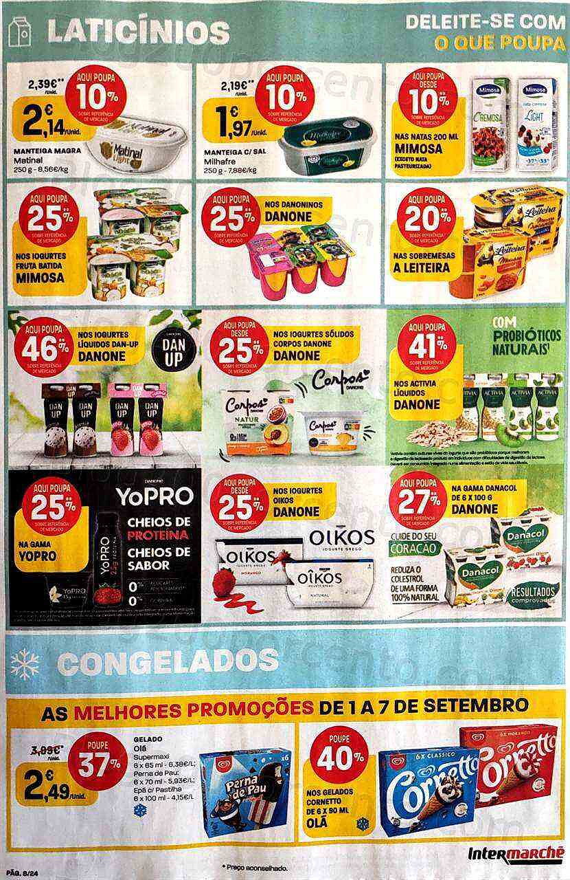 Antevisão Folheto INTERMARCHÉ Contact Promoções de 1 a 7 setembro