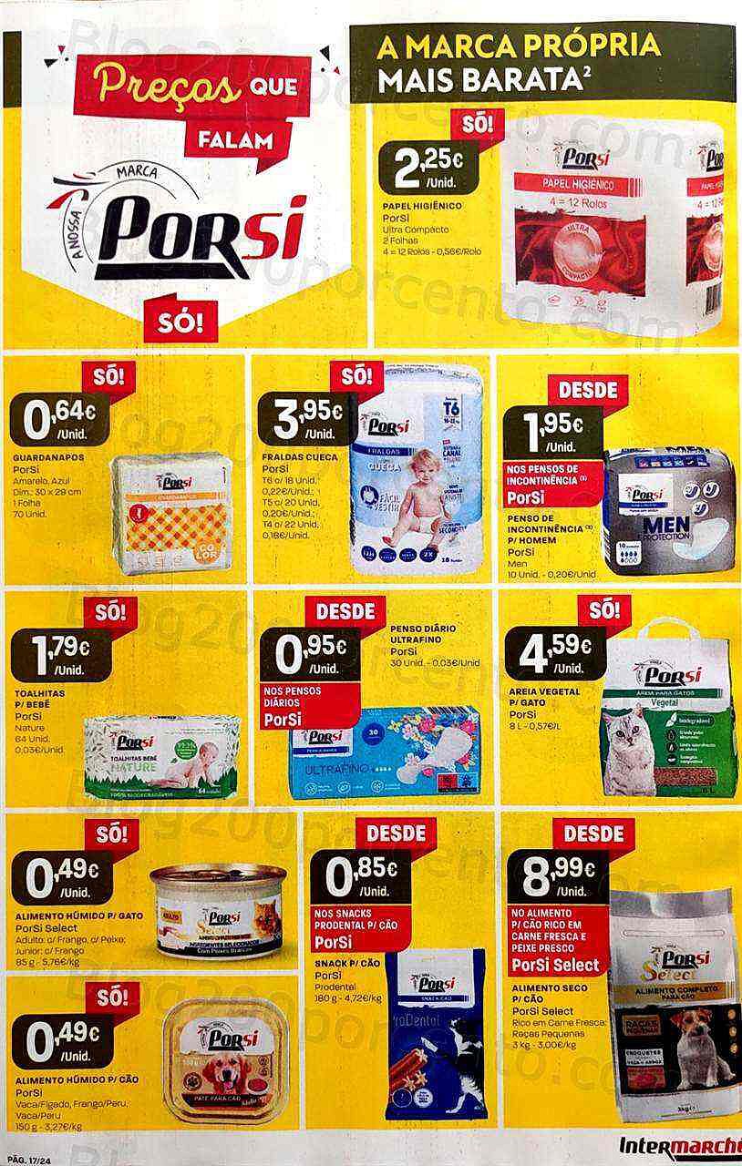 Antevisão Folheto INTERMARCHÉ Especial Porsi Promoções de 8 a 14 setembro