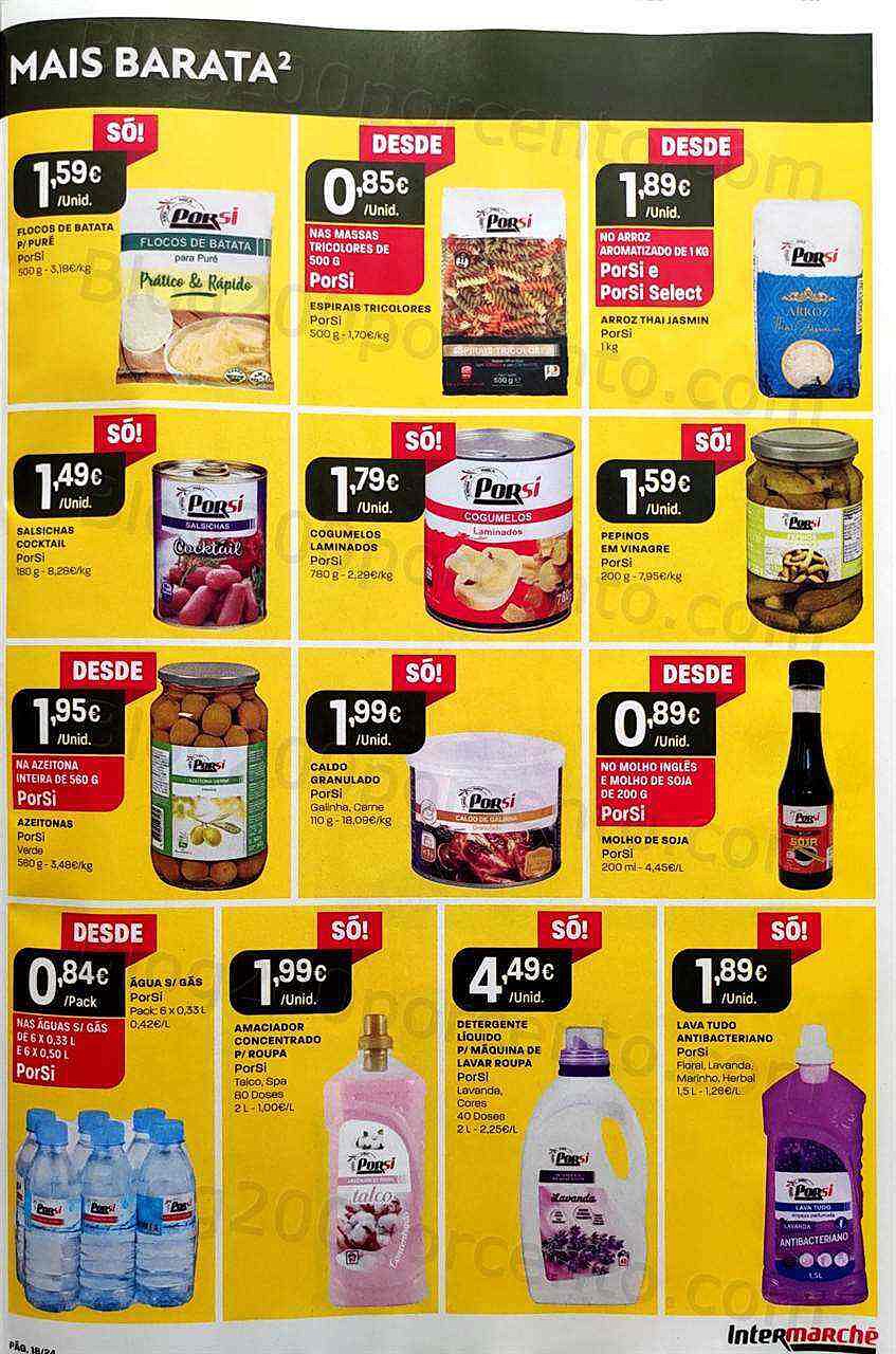 Antevisão Folheto INTERMARCHÉ Especial Porsi Promoções de 8 a 14 setembro
