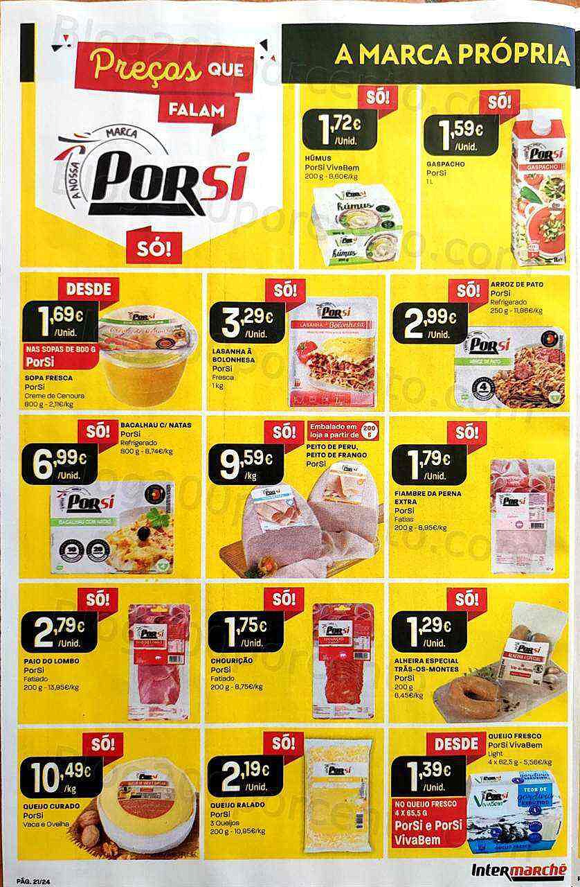 Antevisão Folheto INTERMARCHÉ Especial Porsi Promoções de 8 a 14 setembro