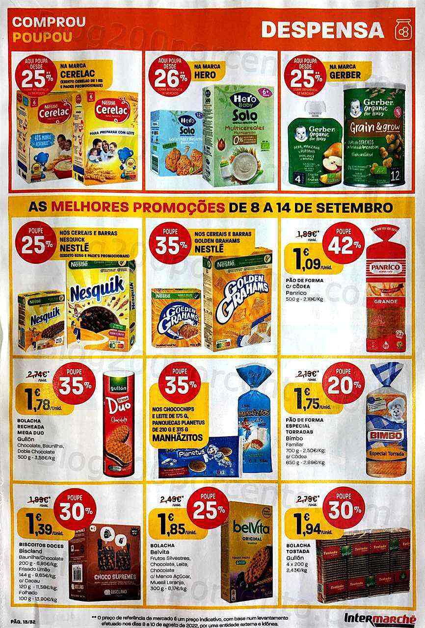 Antevisão Folheto INTERMARCHÉ Promoções de 8 a 14 setembro