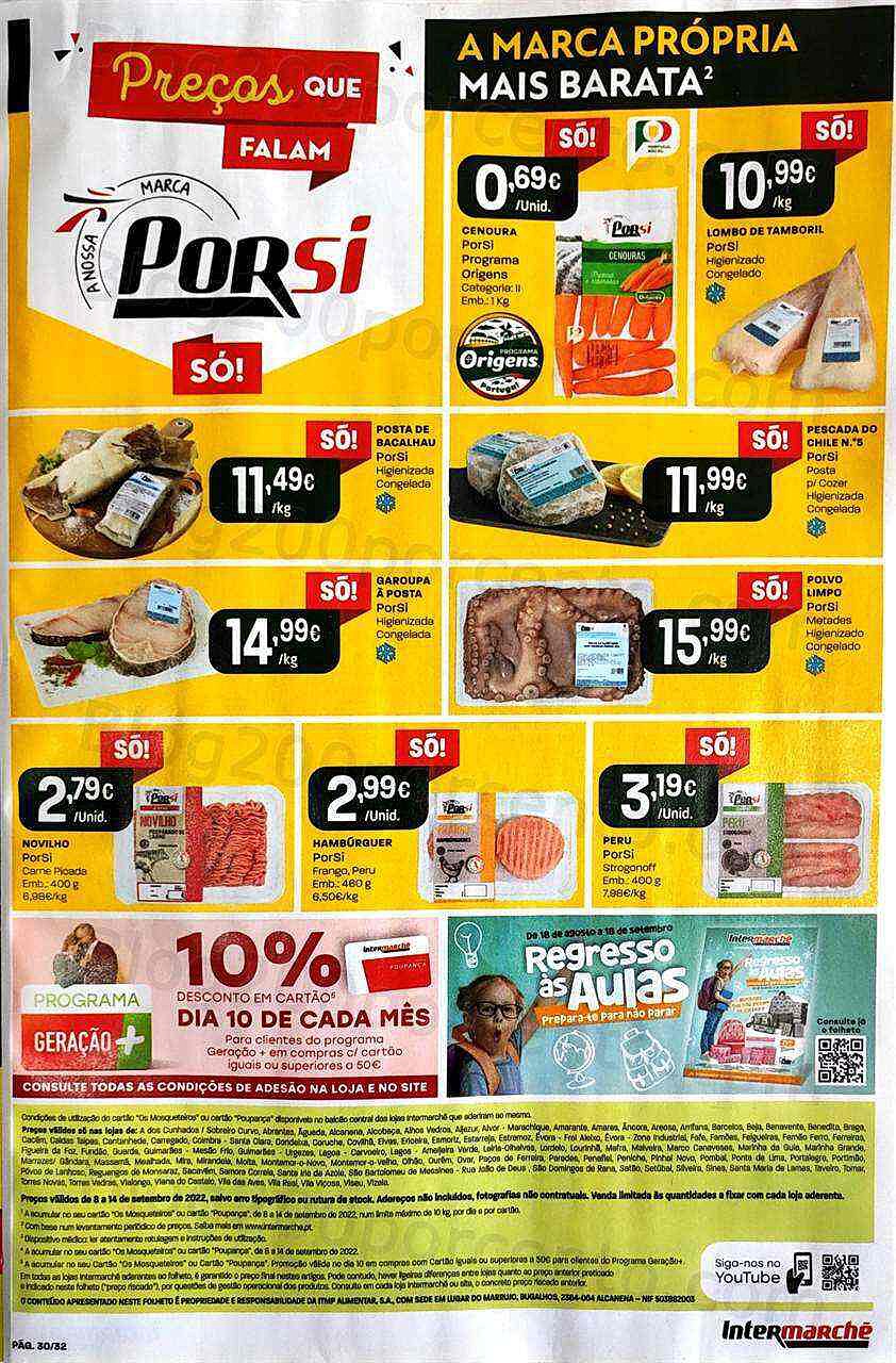 Antevisão Folheto INTERMARCHÉ Promoções de 8 a 14 setembro
