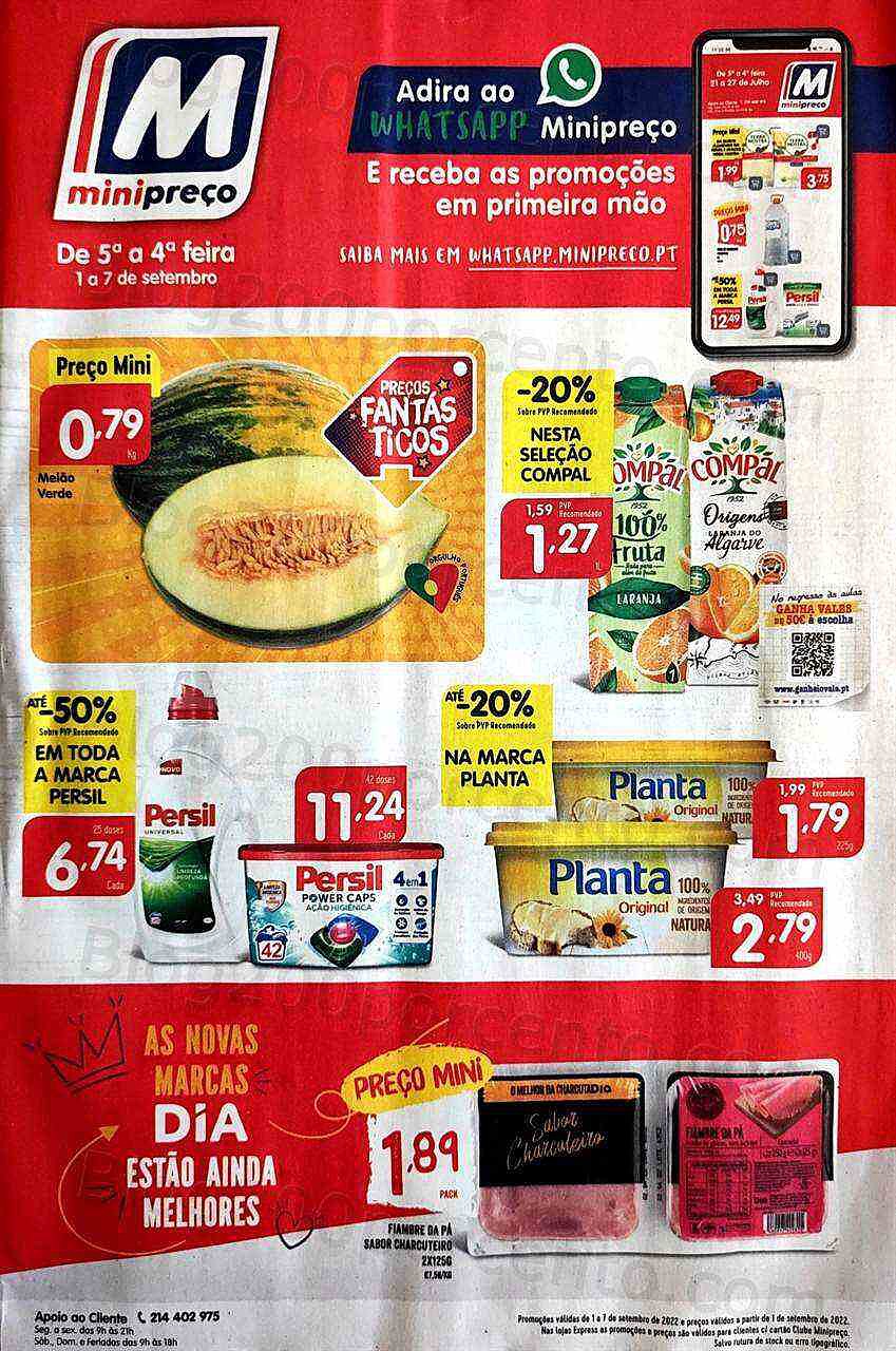 Antevisão Folheto MINIPREÇO Promoções de 1 a 7 setembro