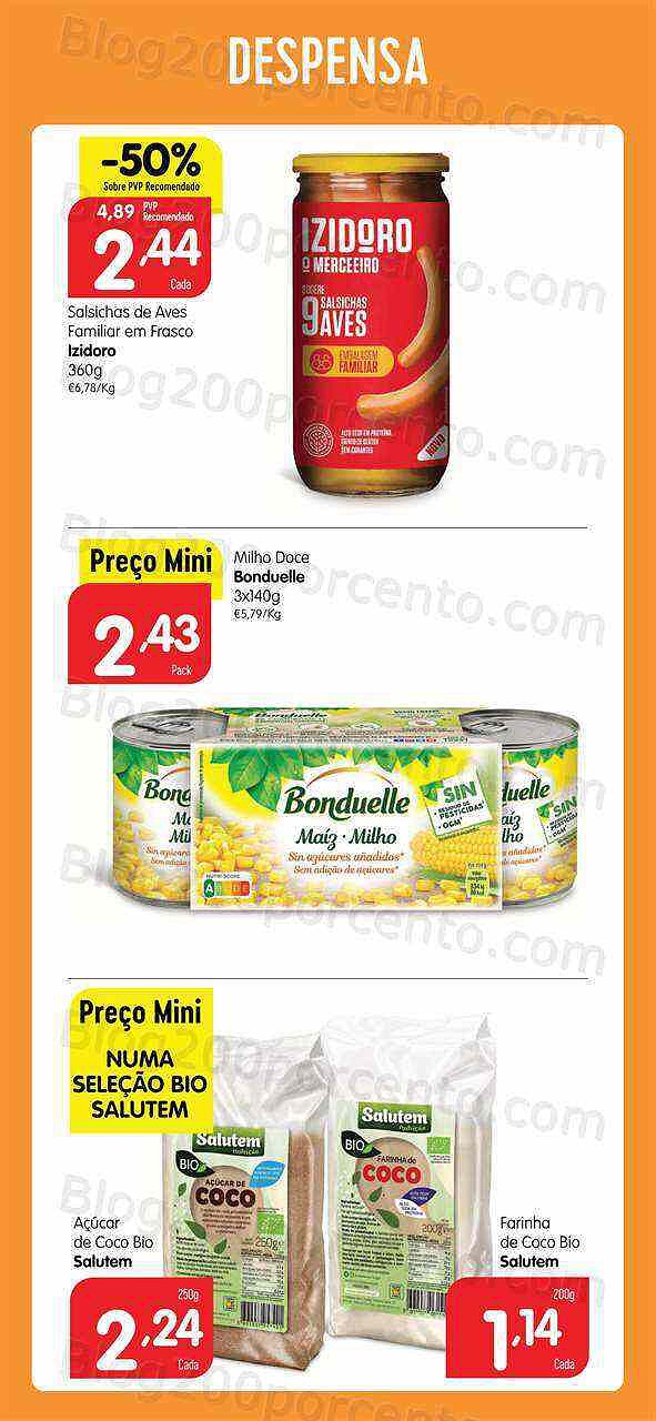 Antevisão Folheto MINIPREÇO Extra Promoções de 30 agosto a 5 setembro