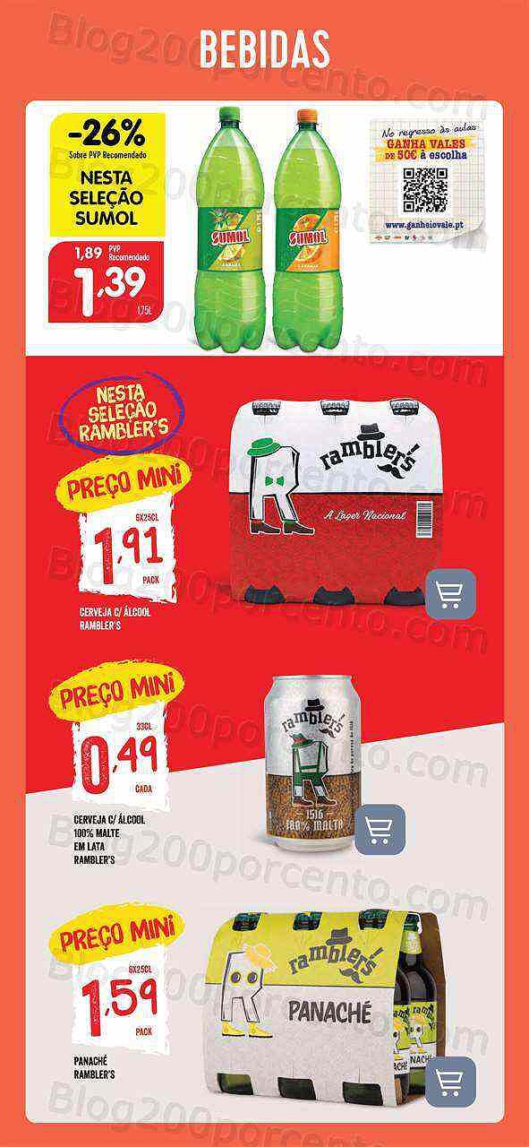 Antevisão Folheto MINIPREÇO Extra Promoções de 30 agosto a 5 setembro