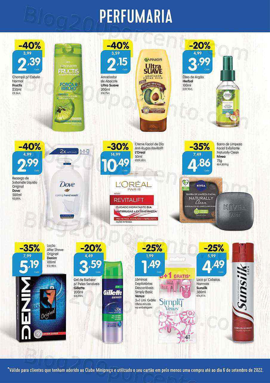Antevisão Folheto Clube MINIPREÇO Promoções de 8 a 14 setembro