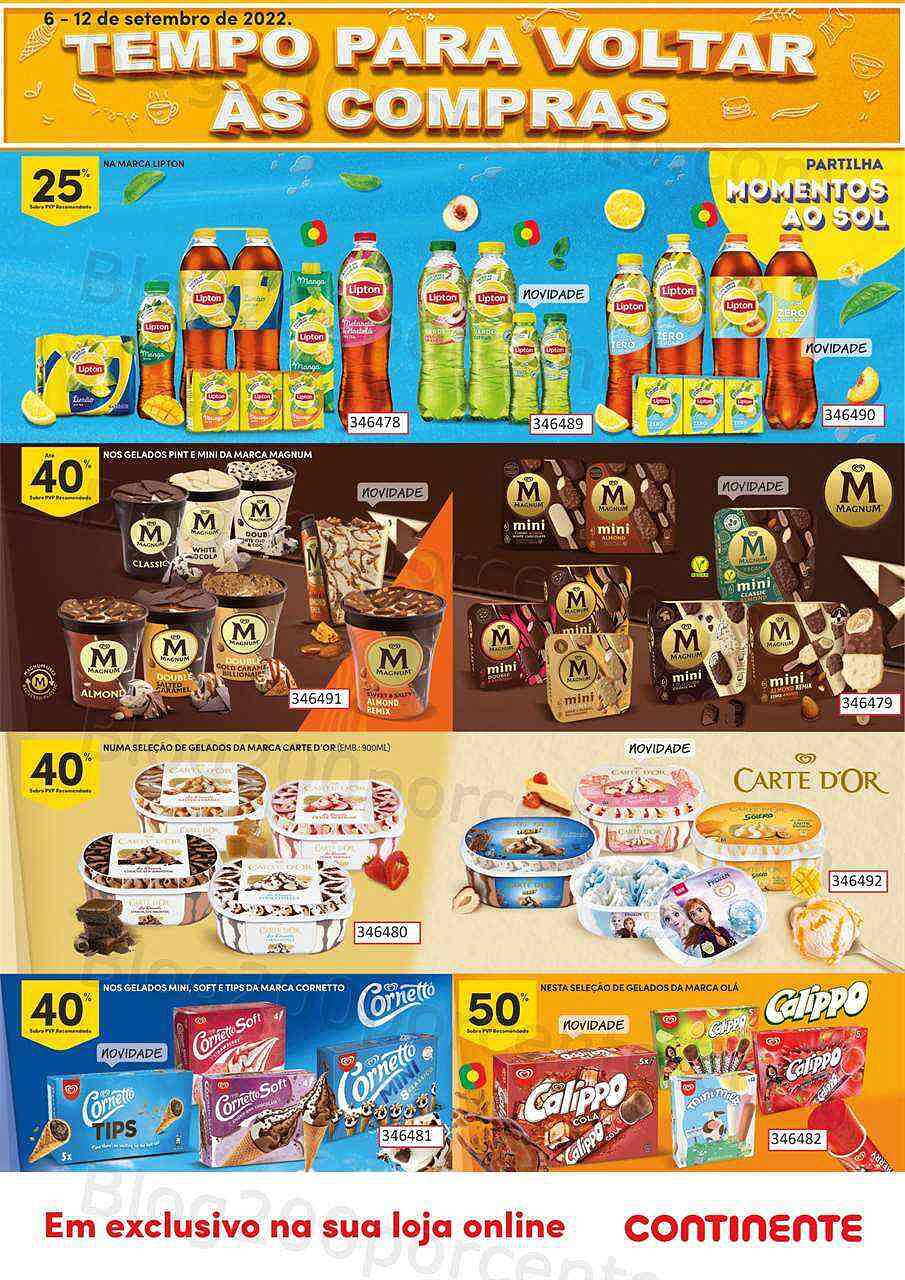 Antevisão Folheto CONTINENTE Extra Promoções de 6 a 12 setembro