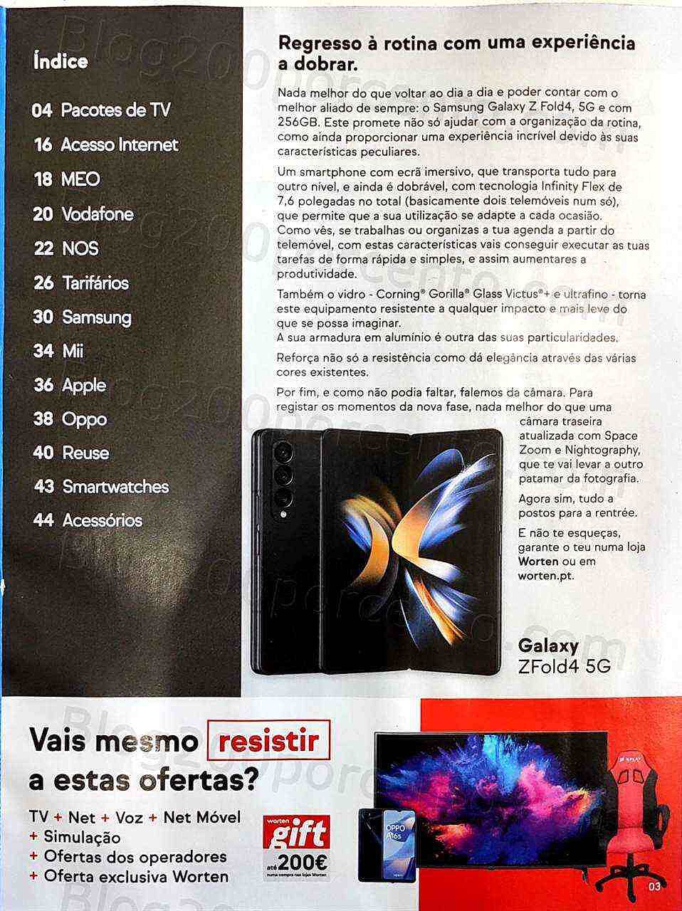 Antevisão Folheto WORTEN Mobile Promoções de 1 setembro a 2 outubro