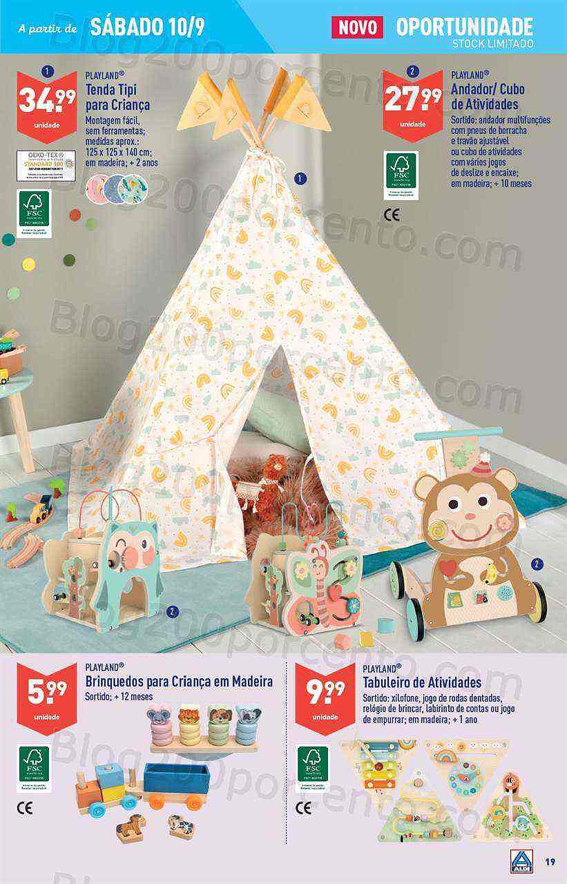 Antevisão Folheto ALDI Promoções de 7 a 13 setembro