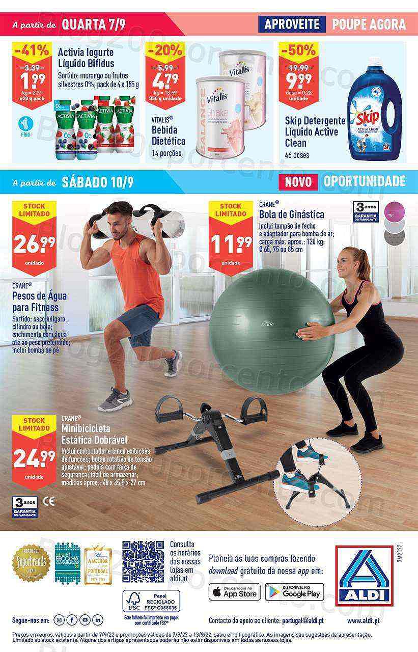 Antevisão Folheto ALDI Promoções de 7 a 13 setembro