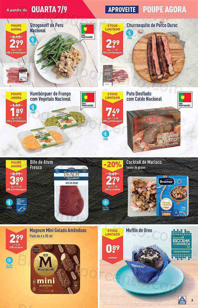 Antevisão Folheto ALDI Promoções de 7 a 13 setembro