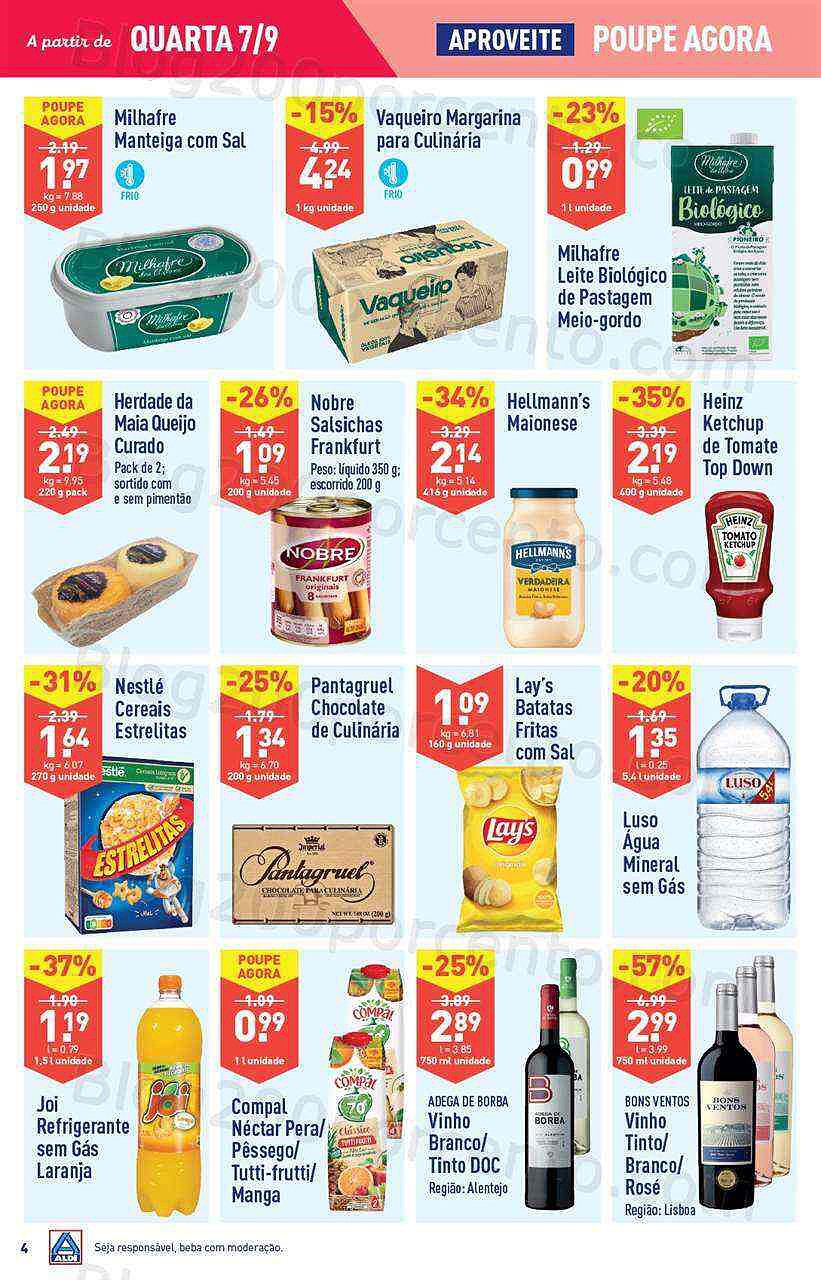 Antevisão Folheto ALDI Promoções de 7 a 13 setembro