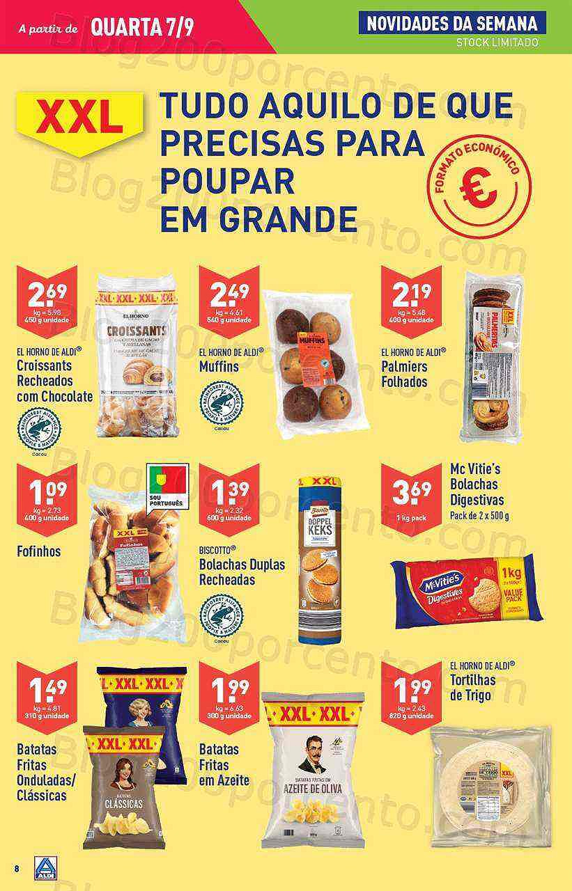 Antevisão Folheto ALDI Promoções de 7 a 13 setembro