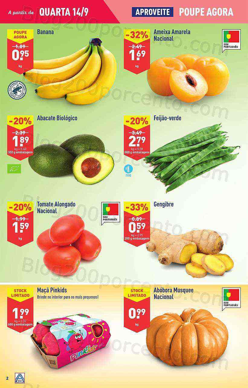 Antevisão Folheto ALDI Promoções de 14 a 20 setembro