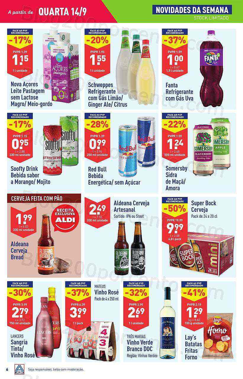 Antevisão Folheto ALDI Promoções de 14 a 20 setembro