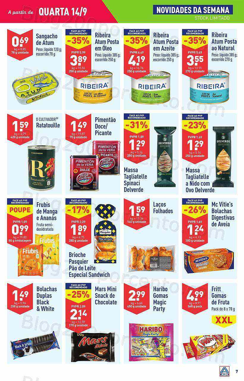 Antevisão Folheto ALDI Promoções de 14 a 20 setembro