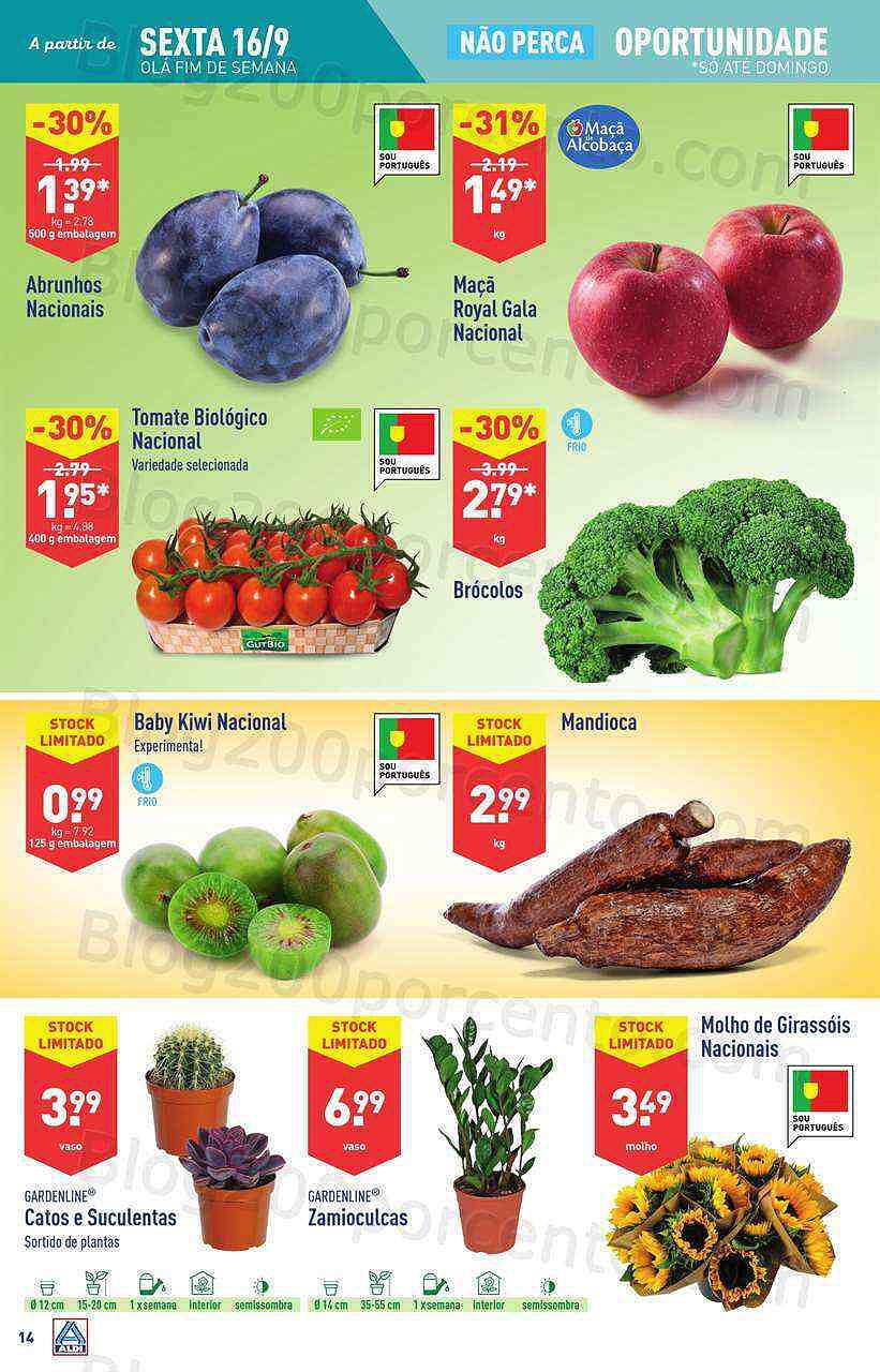 Antevisão Folheto ALDI Promoções de 14 a 20 setembro
