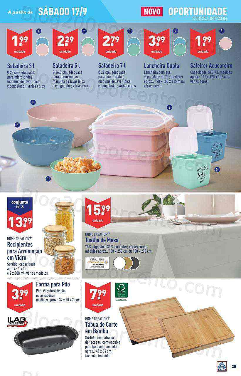 Antevisão Folheto ALDI Promoções de 14 a 20 setembro
