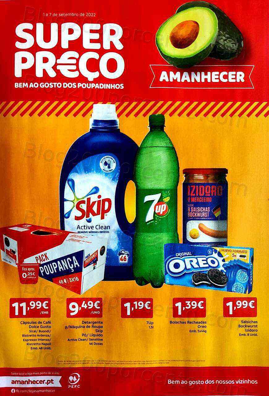 Antevisão Folheto AMANHECER Promoções de 1 a 7 setembro