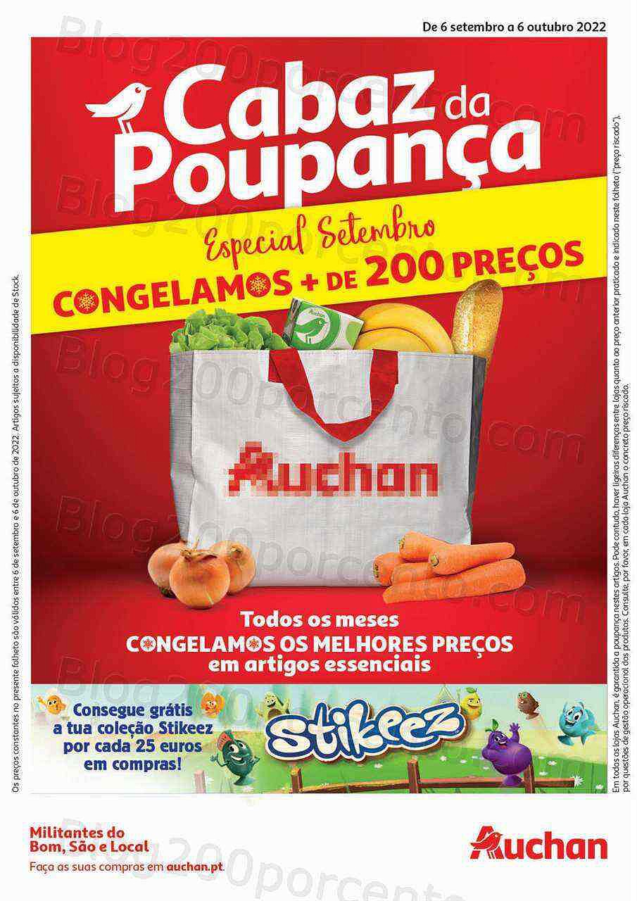 Antevisão Folheto AUCHAN Especial Poupança Promoções de 6 setembro a 6 outubro