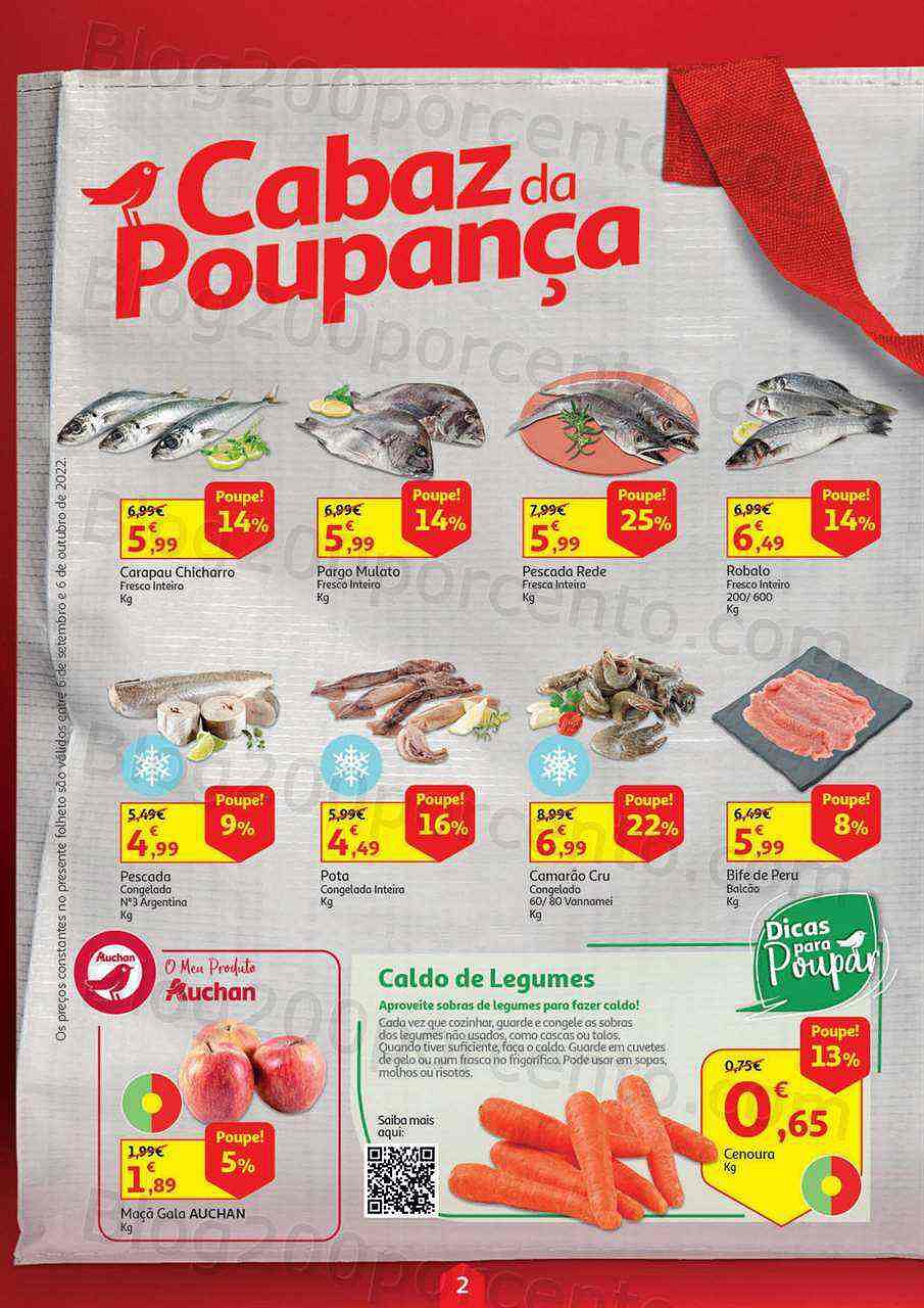 Antevisão Folheto AUCHAN Especial Poupança Promoções de 6 setembro a 6 outubro