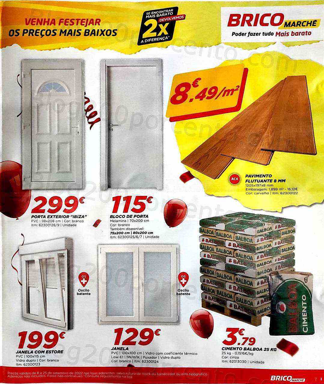 Antevisão Folheto BRICOMARCHÉ Aniversário Promoções de 8 a 25 setembro