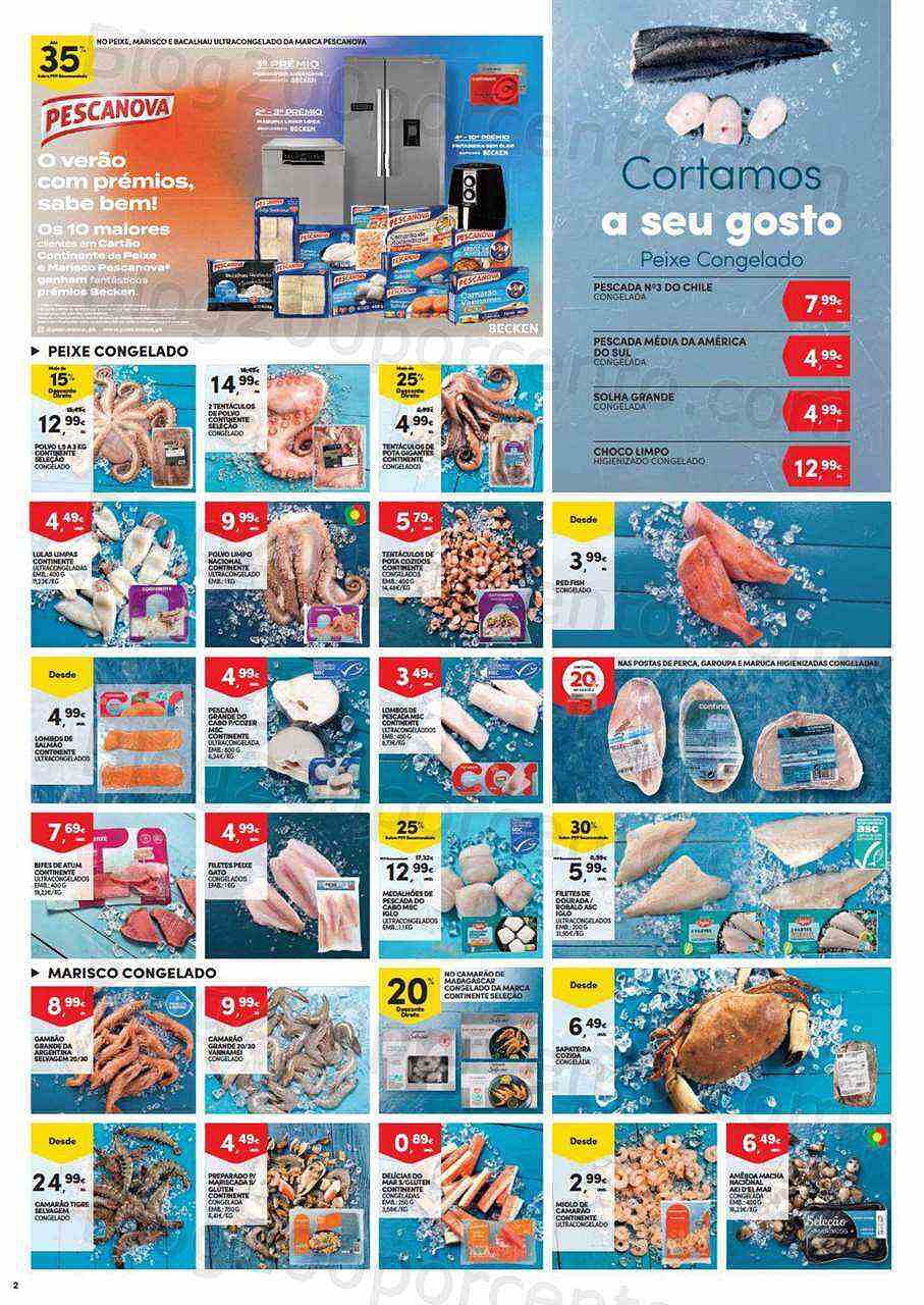 Antevisão Folheto CONTINENTE Frescos Promoções de 6 a 12 setembro