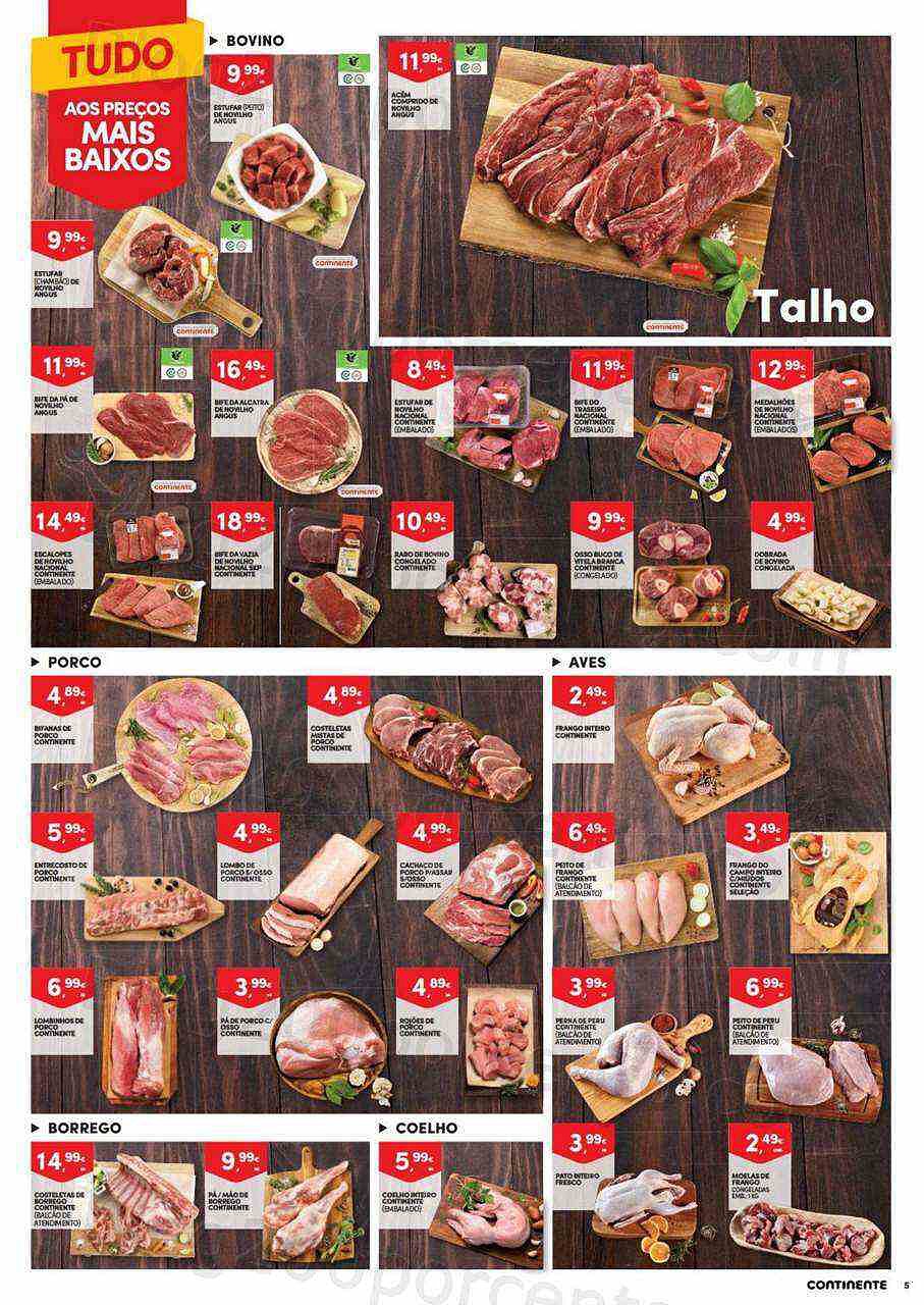 Antevisão Folheto CONTINENTE Frescos Promoções de 6 a 12 setembro