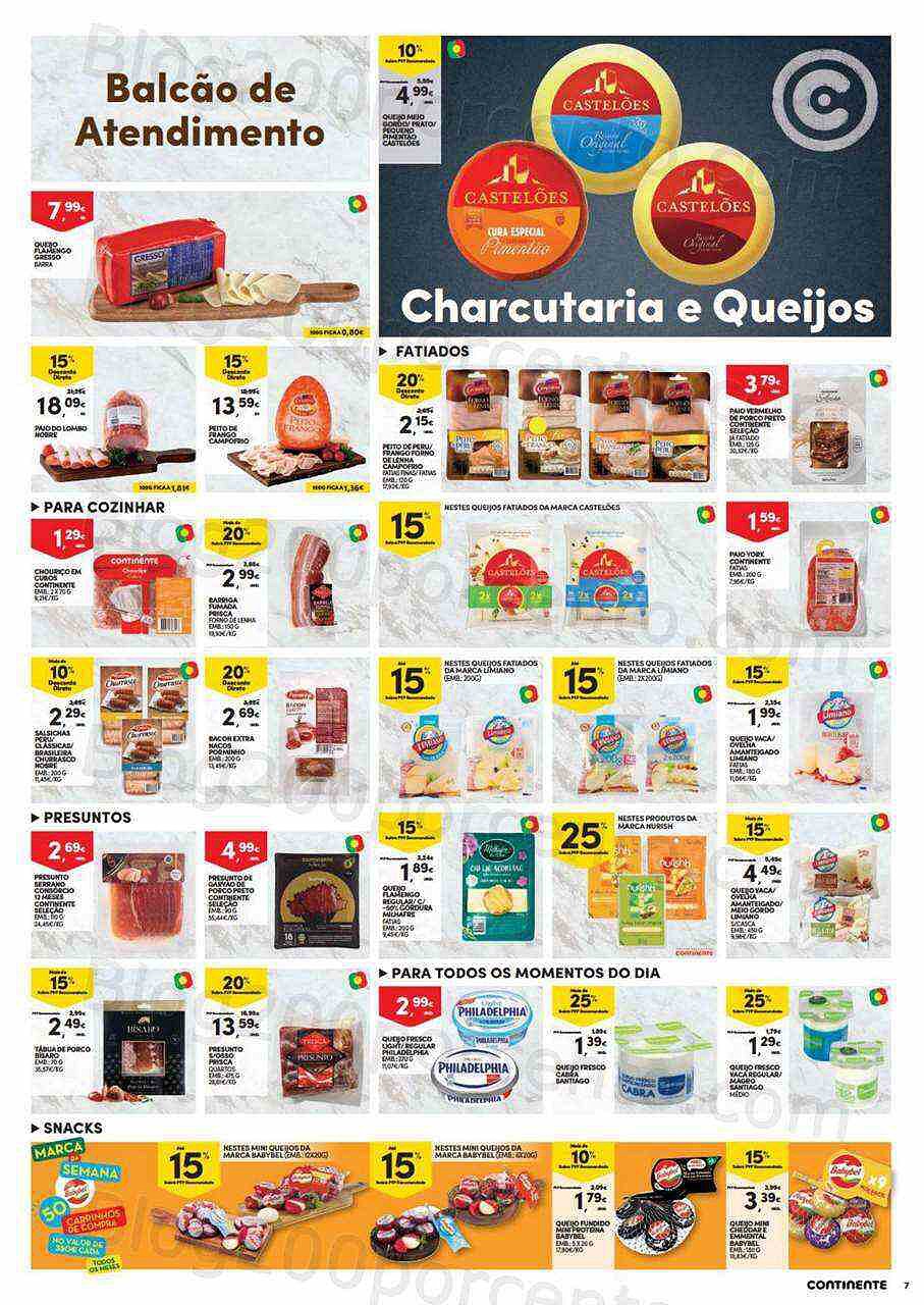 Antevisão Folheto CONTINENTE Frescos Promoções de 6 a 12 setembro