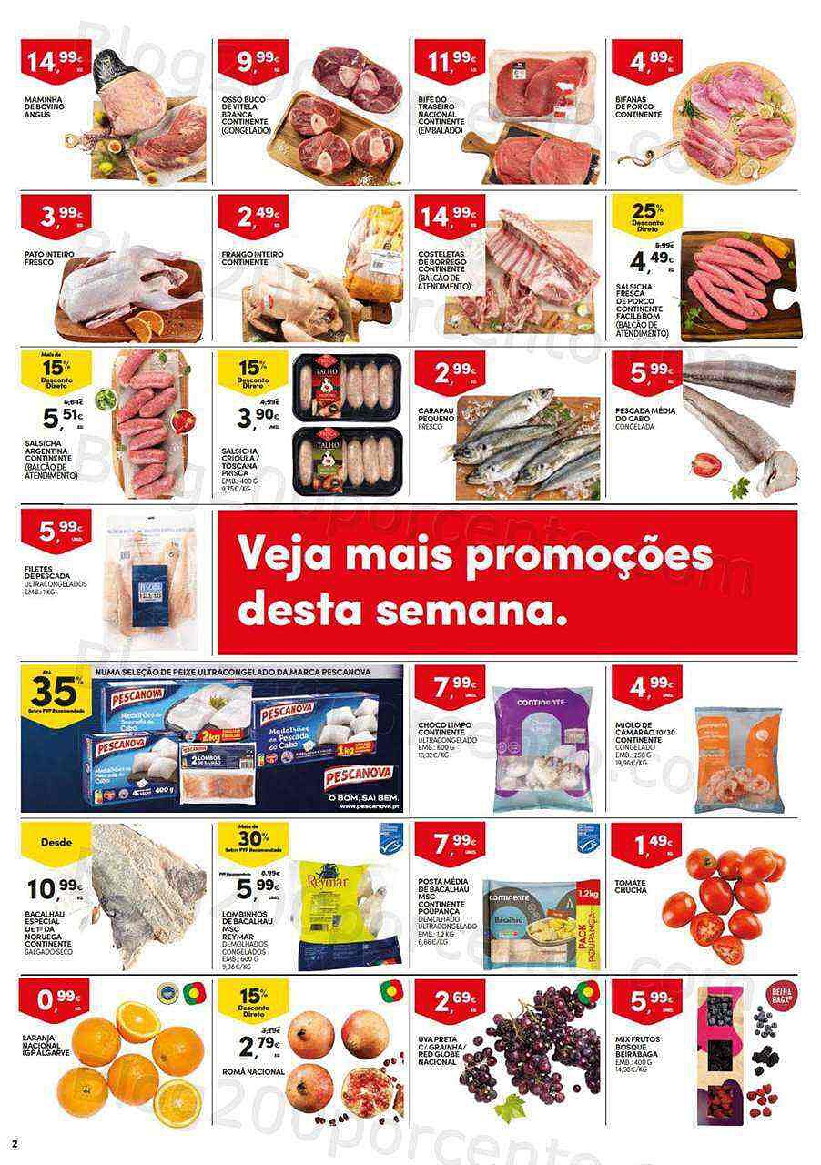Antevisão Folheto CONTINENTE Promoções Fim de Semana - 9 a 12 setembro