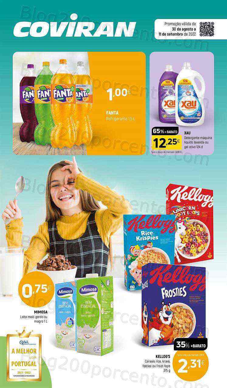 Antevisão Folheto COVIRAN Promoções de 30 agosto a 11 setembro