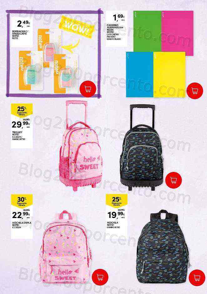 Antevisão Folheto CONTINENTE Extra Regresso às Aulas Promoções de 2 a 18 setembro